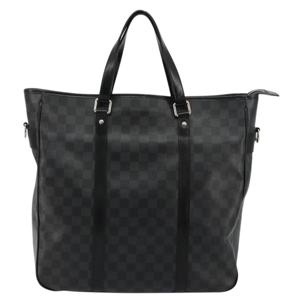 Louis Vuitton Damier Graphite Tadao PM Shoulder Bag Black